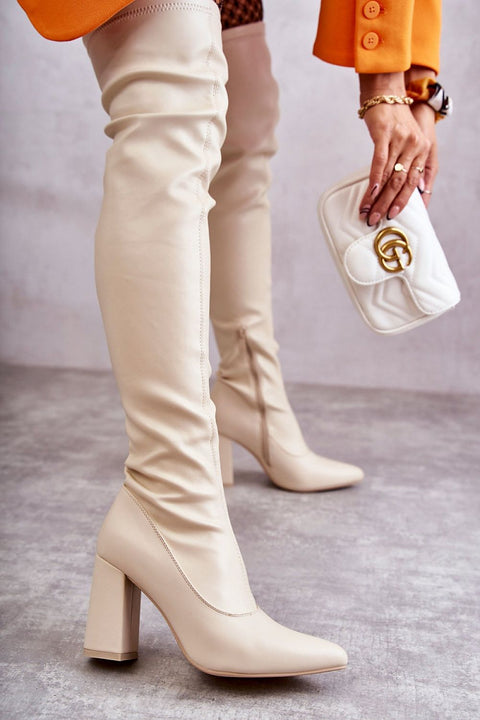 Heel boots Step in style