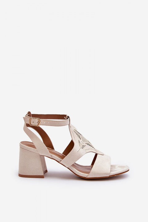 Heel sandals Step in style