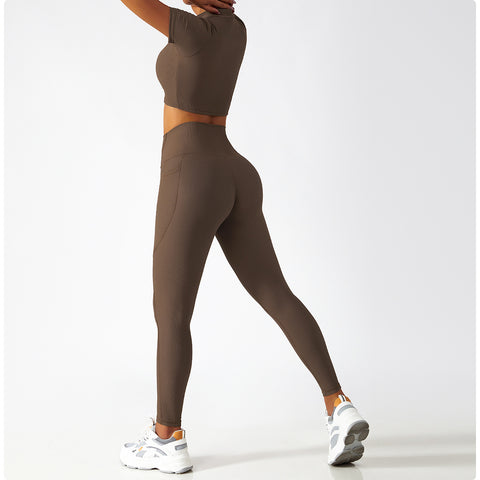 Conjunto de Yoga / Treino / Corrida / Uso Casual