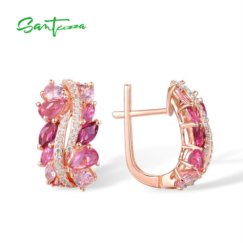 Conjunto de Jóias: Brincos e Anel 925 Sterling Silver