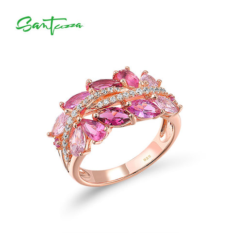 Conjunto de Jóias: Brincos e Anel 925 Sterling Silver