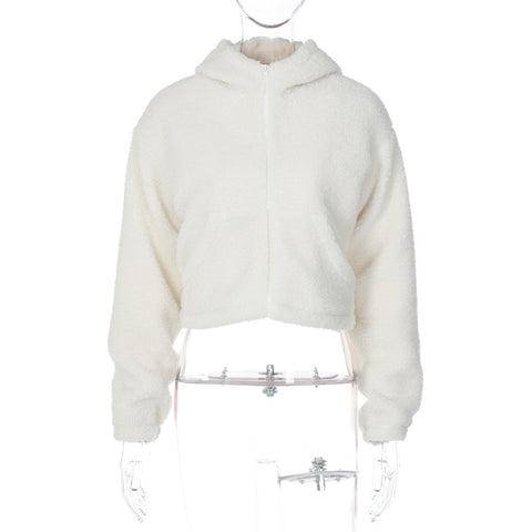 Cardigan polaire Curto com Capuz