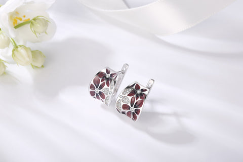 Brincos Padrão Clássico 925 Silver