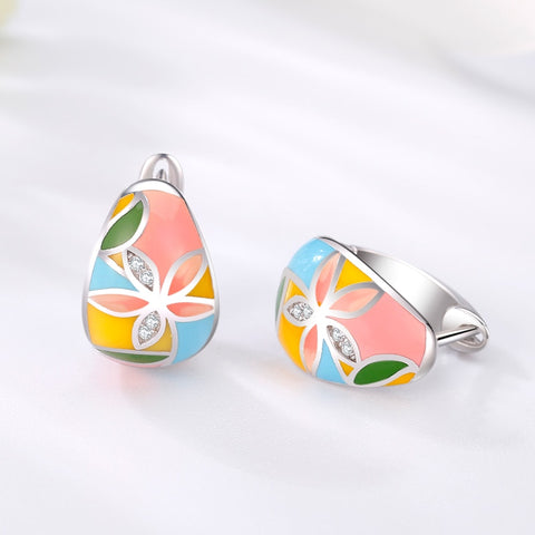 Brincos Padrão Clássico 925 Silver